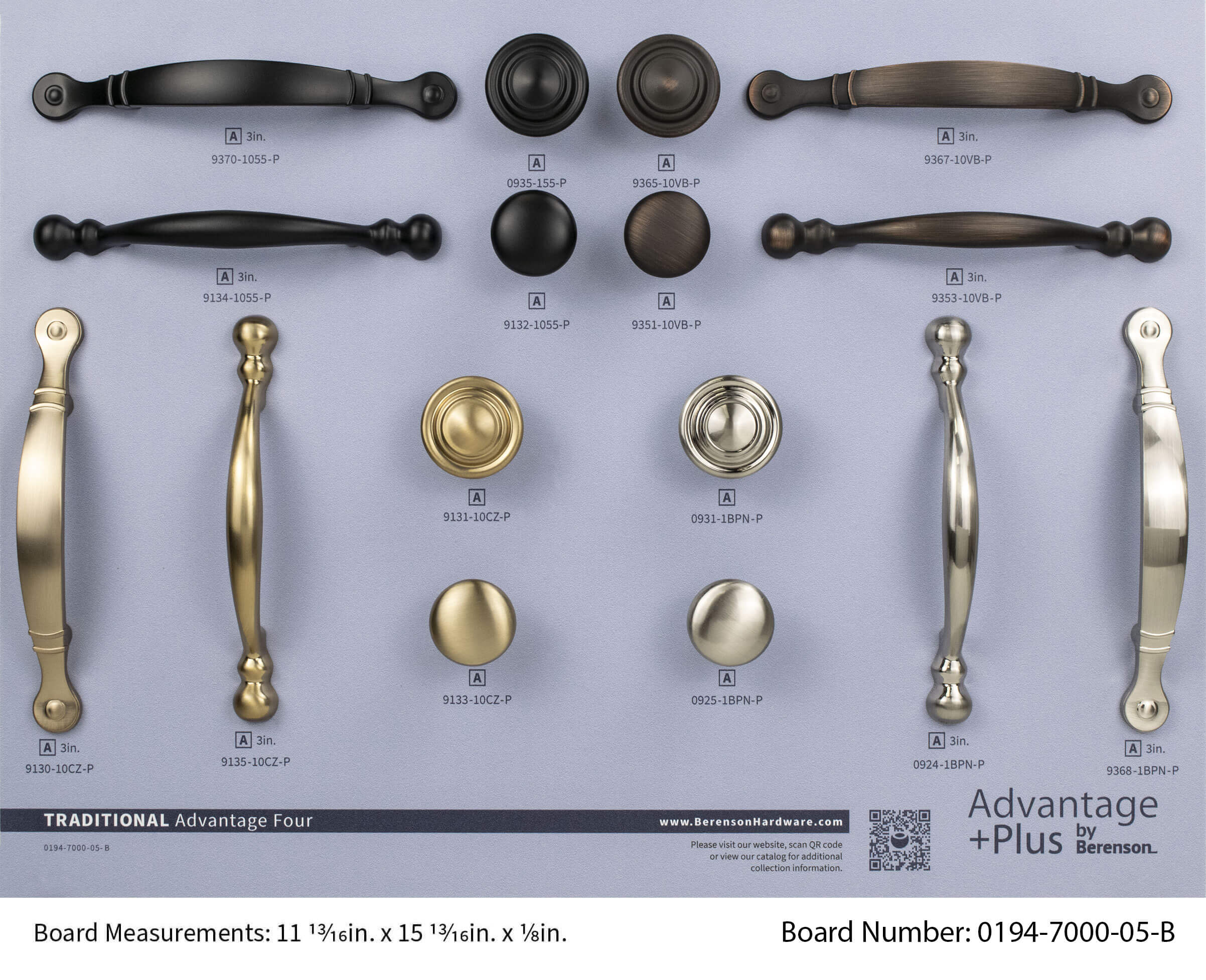 Traditional Advantage Four Display Board